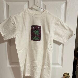 Vans Kids White Tee with Graphic Patch